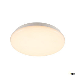 Wall / Ceiling luminaire SIMA, round, dimmable, 3000K, 2150lm, IP44, white