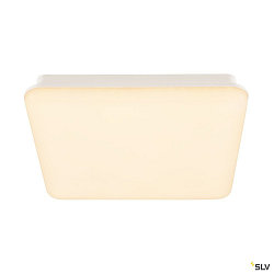 Wall / Ceiling luminaire SIMA, square, 3000K, 2150lm, dimmable, IP44, white