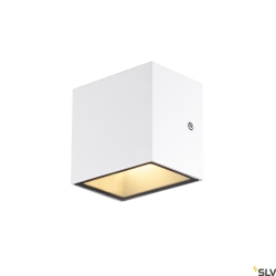 LED Outdoor Wall luminaire SITRA S WL SINGLE, CCT switch, 3000/4000K, white