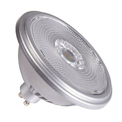 LED Leuchtmittel QPAR111 GU10, 12,5W, 4000K, CRI90, 30�, silber