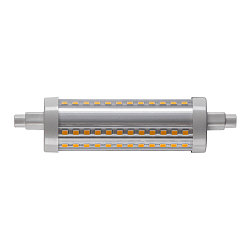 LED Lamp QT DE12 R7S 118mm, 15W, 3000K, CRI90, 330�, transparent