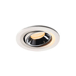 LED Ceiling recessed luminaire NUMINOS� MOVE S, 3000K, 55�, white/chrome