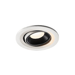 LED Ceiling recessed luminaire NUMINOS� MOVE S, 4000K, 55�, white/black