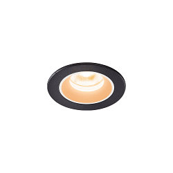 LED Ceiling recessed luminaire NUMINOS� XS, 2700K, 20�, black/white