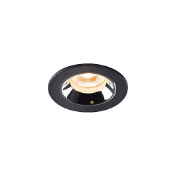 LED Ceiling recessed luminaire NUMINOS� XS, 2700K, 20�, black/chrome