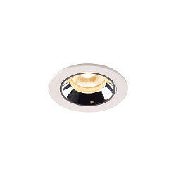 LED Ceiling recessed luminaire NUMINOS� XS, 3000K, 55�, white/chrome