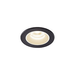 LED Ceiling recessed luminaire NUMINOS� XS, 4000K, 55�, black/white