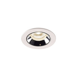 LED Ceiling recessed luminaire NUMINOS� XS, 4000K, 40�, white/chrome