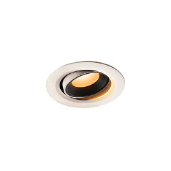 LED Ceiling recessed luminaire NUMINOS� MOVE XS, 2700K, 55�, white/black