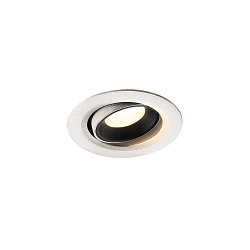 LED Ceiling recessed luminaire NUMINOS� MOVE XS, 4000K, 40�, white/black