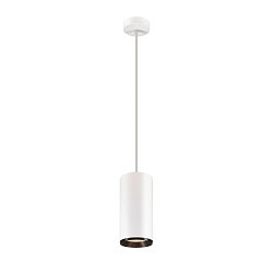 LED Pendant luminaire NUMINOS� XL PHASE, 36W, 3000K, 60�, white / black