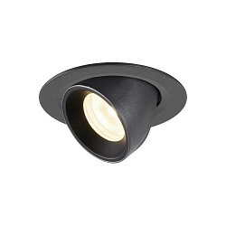 LED Ceiling recessed luminaire NUMINOS� GIMBLE XS, 4000K, 55�, black