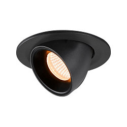 LED Ceiling recessed luminaire NUMINOS� GIMBLE S, 2700K, 55�, black