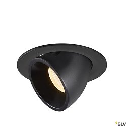 LED Ceiling recessed luminaire NUMINOS GIMBLE L, 3000K, 20, black