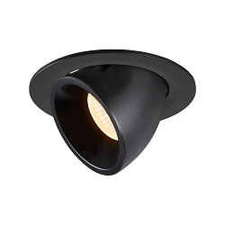 LED Ceiling recessed luminaire NUMINOS� GIMBLE L, 3000K, 55�, black