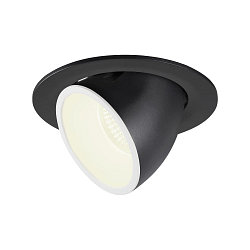 LED Ceiling recessed luminaire NUMINOS� GIMBLE L, 4000K, 55�, black/white
