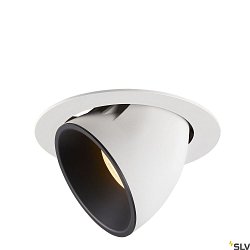 LED Deckeneinbauleuchte NUMINOS GIMBLE XL, 3000K, 20, wei/schwarz