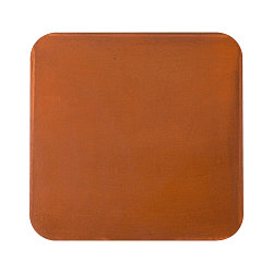 Leuchtenschirm RUSTY MANA, eckig, rostfarben