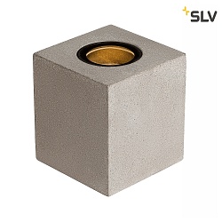 floor lamp CONCRETO FL cube shape GU10 IP65, grey dimmable