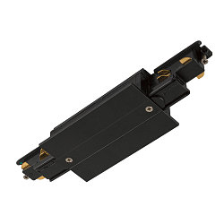 Zubeh�r f�r 3-Phasen Einbauschiene S-TRACK PHASE & DALI - L�ngsverbinder, mit Einspeise-M�glichkeit, DALI steuerbar, schwarz