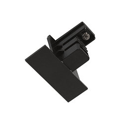 Zubeh�r f�r 3-Phasen Einbauschiene S-TRACK PHASE & DALI - Endkappe, Polycarbonat (PC), schwarz