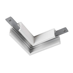 L-connector TRACK 48V standard, mechanical, right, white