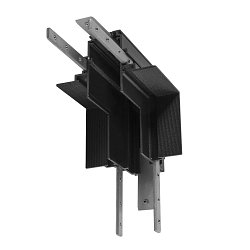 L-connector TRACK 48V mechanical, Stereo, black