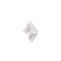 end cap TRACK 48V standard, for surface-mounted track, white