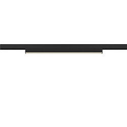 track spot IN-LINE 44 DALI 48V rigid, DALI controllable IP20, black dimmable