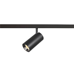 track spot NUMINOS� S TRACK 48V DALI controllable IP20, chrome, black dimmable