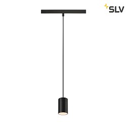 pendant luminaire NUMINOS XS TRACK 48V DALI controllable IP20, black, white dimmable