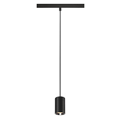 pendant luminaire NUMINOS� XS TRACK 48V DALI controllable IP20, chrome, black dimmable