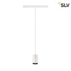 pendant luminaire NUMINOS XS TRACK 48V DALI controllable IP20, black, white dimmable