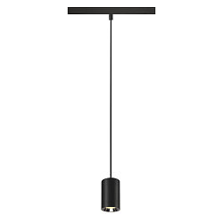 pendant luminaire NUMINOS� XS TRACK 48V DALI controllable IP20, chrome, black dimmable