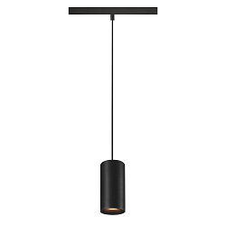 pendant luminaire NUMINOS� S TRACK 48V DALI controllable IP20, black dimmable