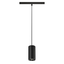 pendant luminaire NUMINOS� S 48V DALI 2 55� for VDU workstation, DALI controllable IP20, black matt dimmable