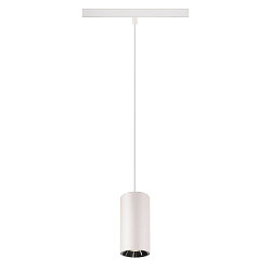 pendant luminaire NUMINOS� S 48V DALI 2 55� for VDU workstation, DALI controllable IP20, white matt dimmable