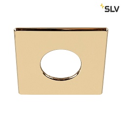 cover UNIVERSAL DOWNLIGHT IP65 square, glossy, gold