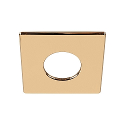 Abdeckung UNIVERSAL DOWNLIGHT, f�r Downlight IP65, eckig, gold gl�nzend