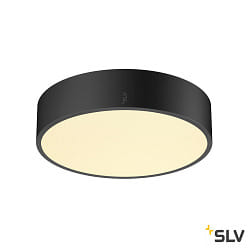 wall and ceiling luminaire MEDO PRO 30 round IP50, black dimmable