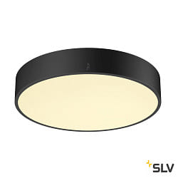 wall and ceiling luminaire MEDO PRO 40 round IP50, black dimmable