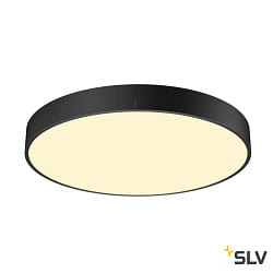 wall and ceiling luminaire MEDO PRO 60 round IP50, black dimmable