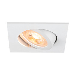 Deckeneinbauleuchte NEW TRIA� 68, quadratisch, GU10, max. 10W, IP20, wei�