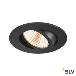 ceiling recessed luminaire NEW TRIA 68 round IP20, black dimmable