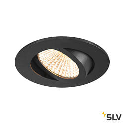 ceiling recessed luminaire NEW TRIA 68 round IP20, black dimmable