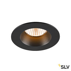 ceiling recessed luminaire NEW TRIA 68 round IP20 / IP65, black dimmable