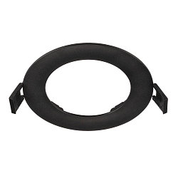 Abdeckung f�r Deckeneinbauleuchte DOWNLIGHT V 100, � 10.6cm / 2.5cm, flach, schwarz