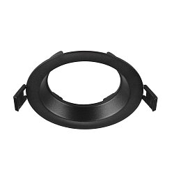 Abdeckung f�r Deckeneinbauleuchte DOWNLIGHT V 100, � 11cm / 2.5cm, leicht versenkt, schwarz