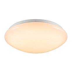 wall and ceiling luminaire SURFACE V 390 HF with sensor, CCT Switch, switchable, multipower, cambered, wired through IP44
