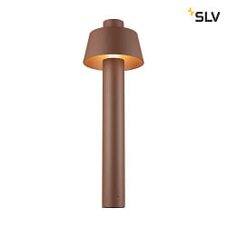 outdoor floor lamp PHOTONI 75 conical E27 IP55, rust dimmable